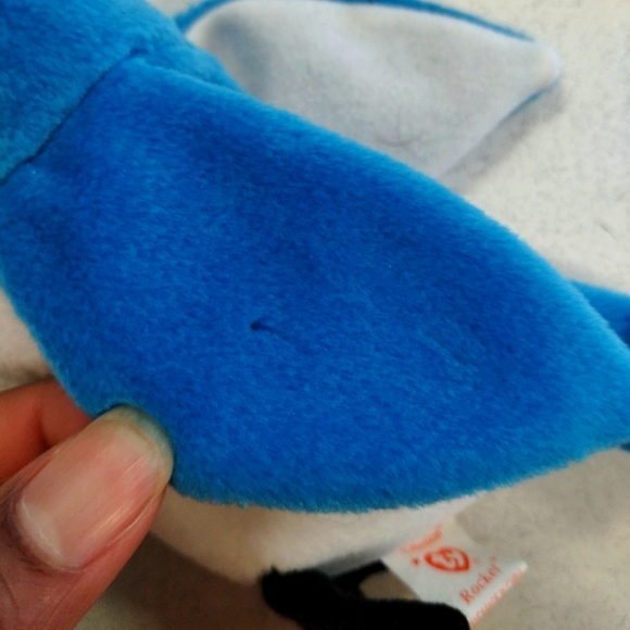 ✓Ty Beanie Baby - ROCKET the Blue Jay Bird - Picture 13 of 16